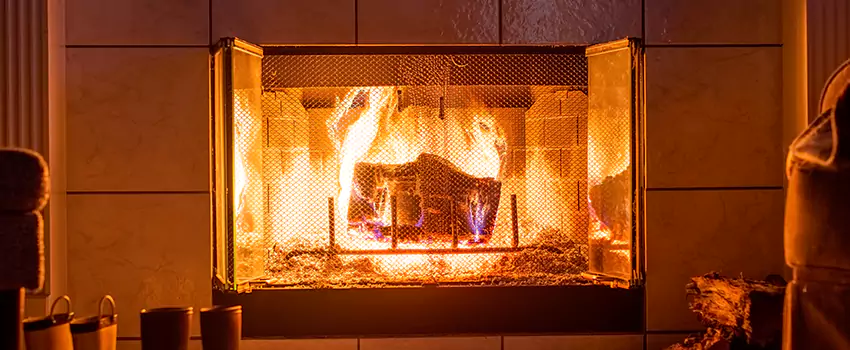 Mendota Hearth Landscape Fireplace Installation in Eggertsville, New York
