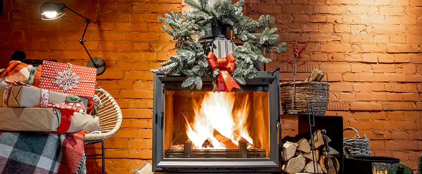 Travis Industries Linear Gas Fireplace Installation in Eggertsville, New York